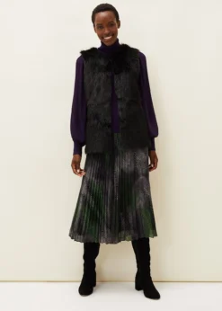 Ella Longline Reversible Faux Fur Gilet 9 Ella Longline Reversible Faux Fur Gilet -Bekleidung Verkaufsgeschäft 950650050 03 ella longline reversible faux fur gilet