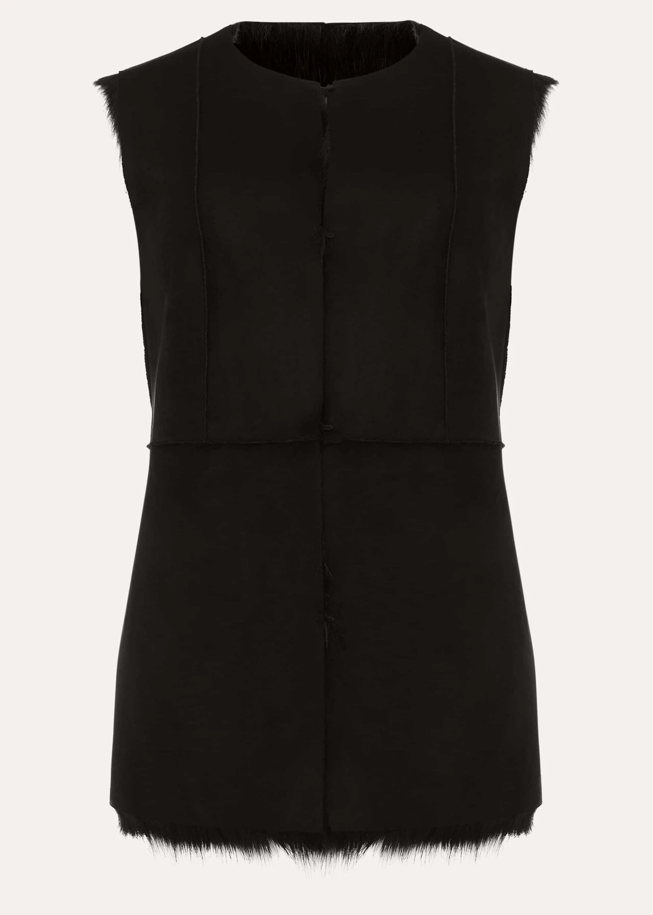 Ella Longline Reversible Faux Fur Gilet 6 Ella Longline Reversible Faux Fur Gilet – Bild 6