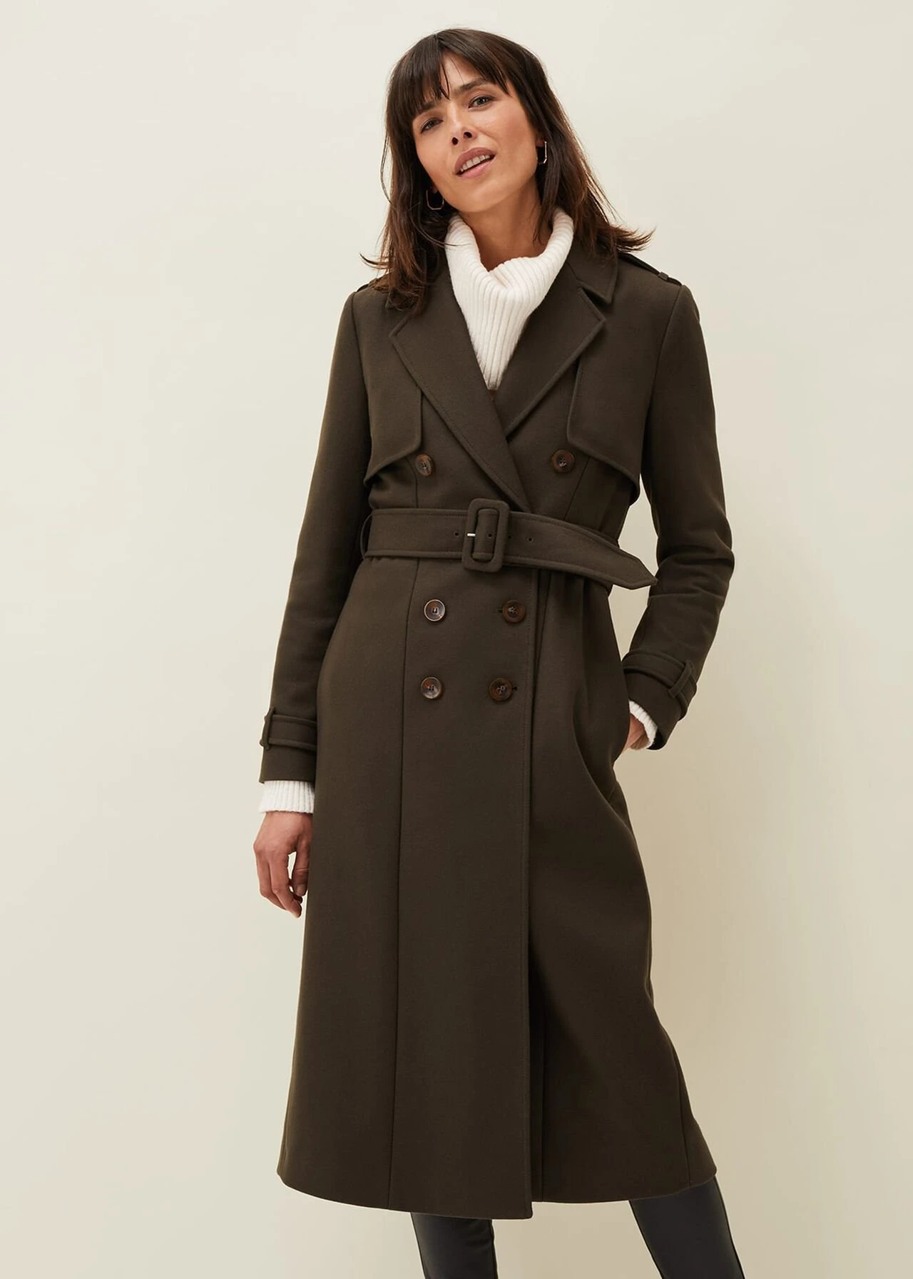 Imie Wool Trench Coat 1 Imie Wool Trench Coat