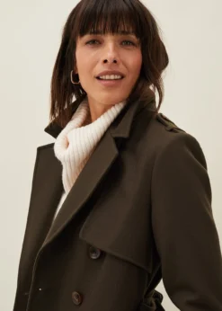 Imie Wool Trench Coat 18 Imie Wool Trench Coat -Bekleidung Verkaufsgeschäft 950651461 09 imie wool trench coat