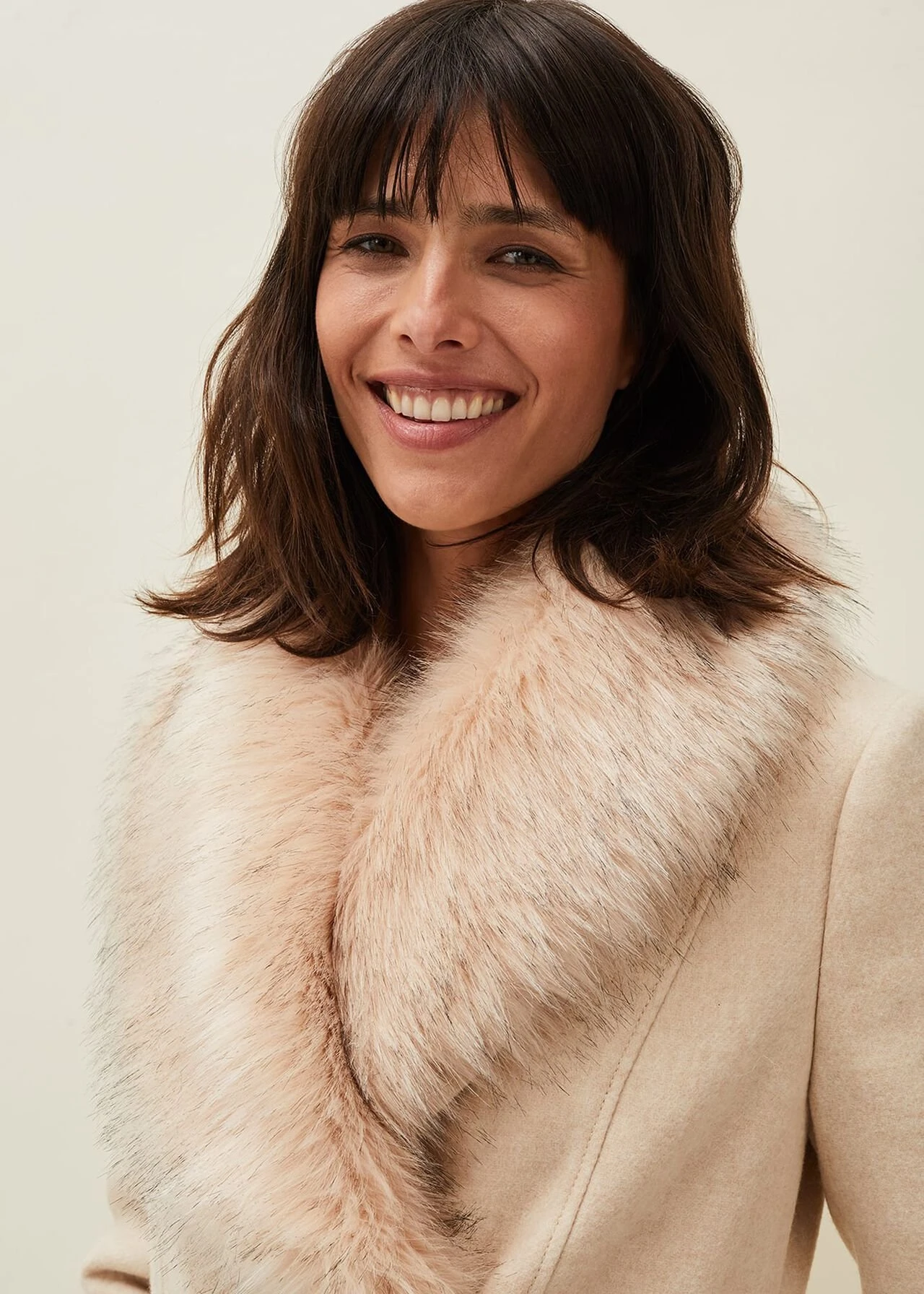 Nina Fur Collar Coat 4 Nina Fur Collar Coat – Bild 4