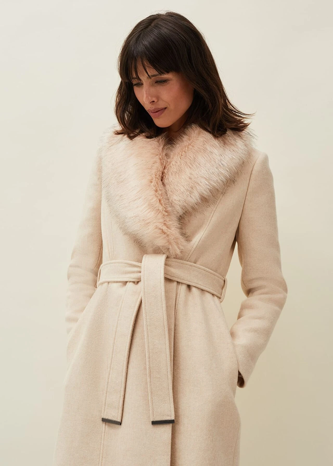 Nina Fur Collar Coat 9 Nina Fur Collar Coat – Bild 9