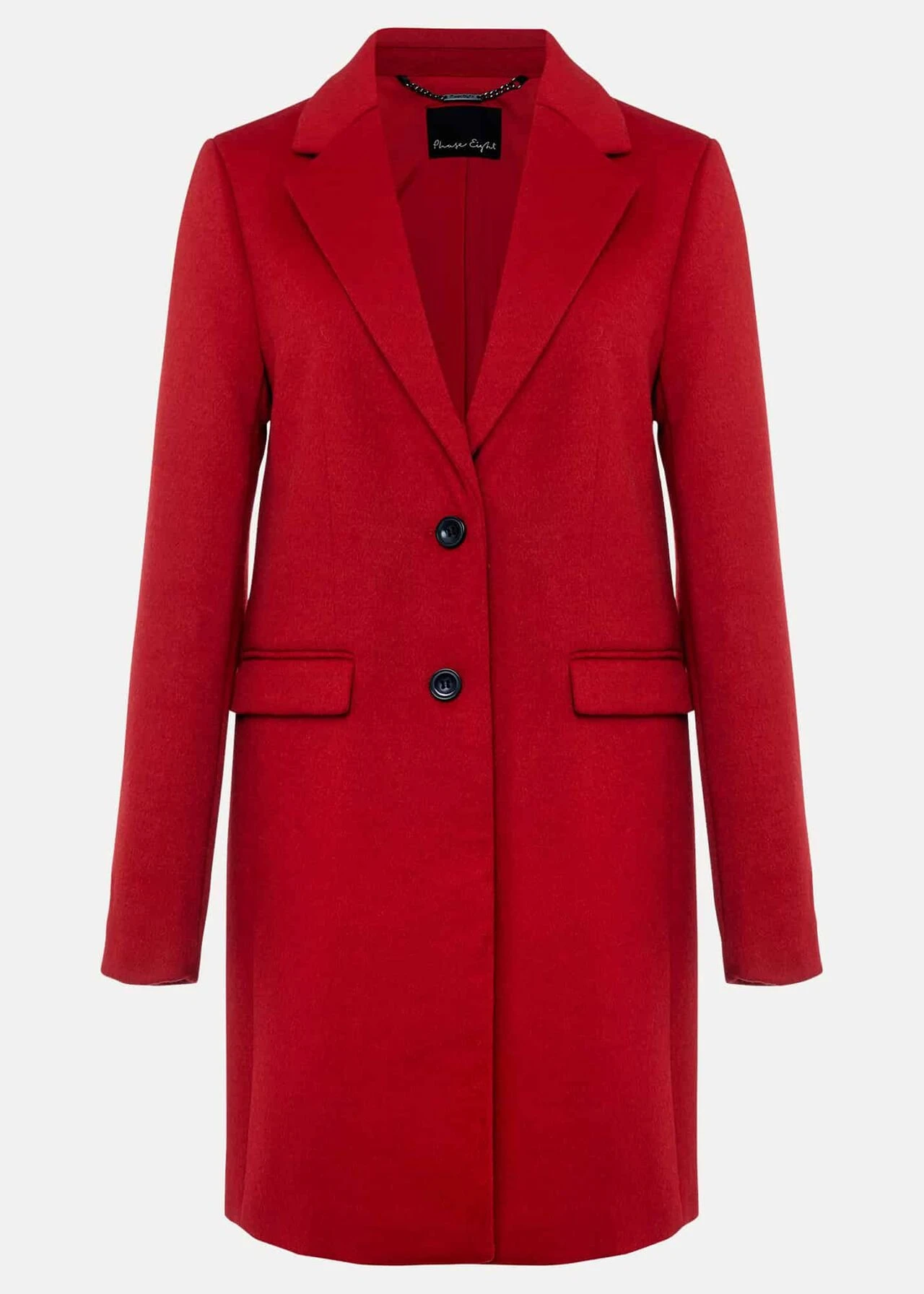 Lydia Red Wool Smart Coat 8 Lydia Red Wool Smart Coat – Bild 8