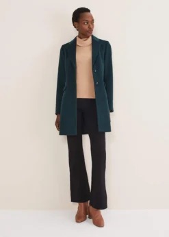 Lydia Forest Green Wool Smart Coat -Bekleidung Verkaufsgeschäft 950733548 03 lydia forest green wool smart coat
