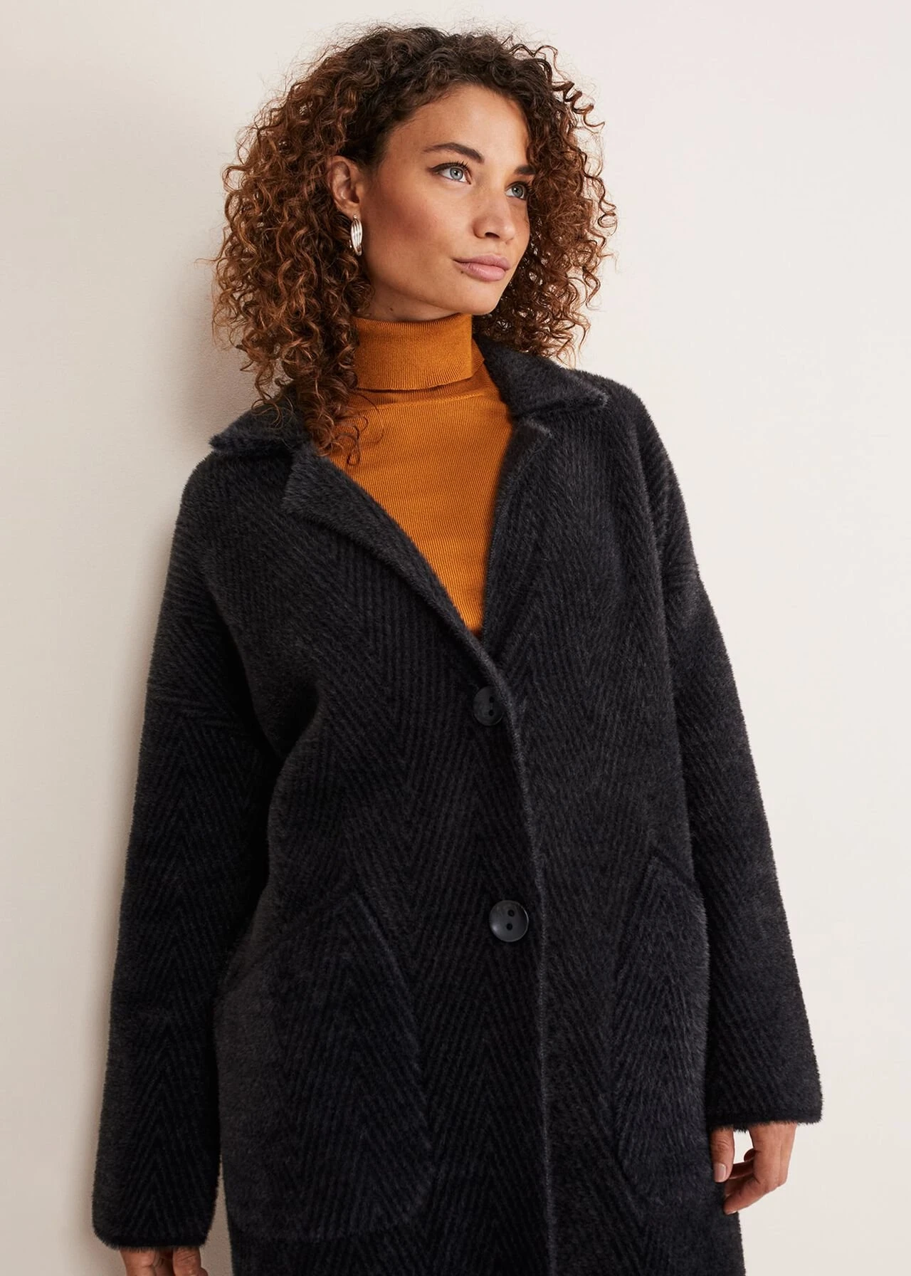Floressa Fluffy Chevron Coat 4 Floressa Fluffy Chevron Coat – Bild 4