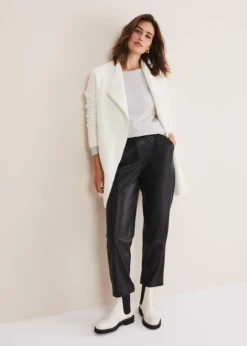 Fia Fluffy Zip Knit Coat -Bekleidung Verkaufsgeschäft 950745542 03 fia fluffy zip knit coat