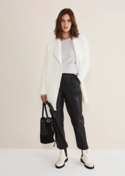 Fia Fluffy Zip Knit Coat -Bekleidung Verkaufsgeschäft 950745542 06 fia fluffy zip knit coat