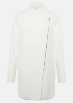 Fia Fluffy Zip Knit Coat -Bekleidung Verkaufsgeschäft 950745542 99 fia fluffy zip knit coat