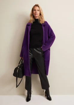 Floressa Fluffy Knitted Coat -Bekleidung Verkaufsgeschäft 950794600 03 floressa fluffy knitted coat